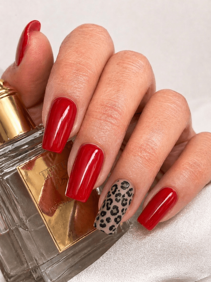 Nail photo with hangnails and small cold cracks after