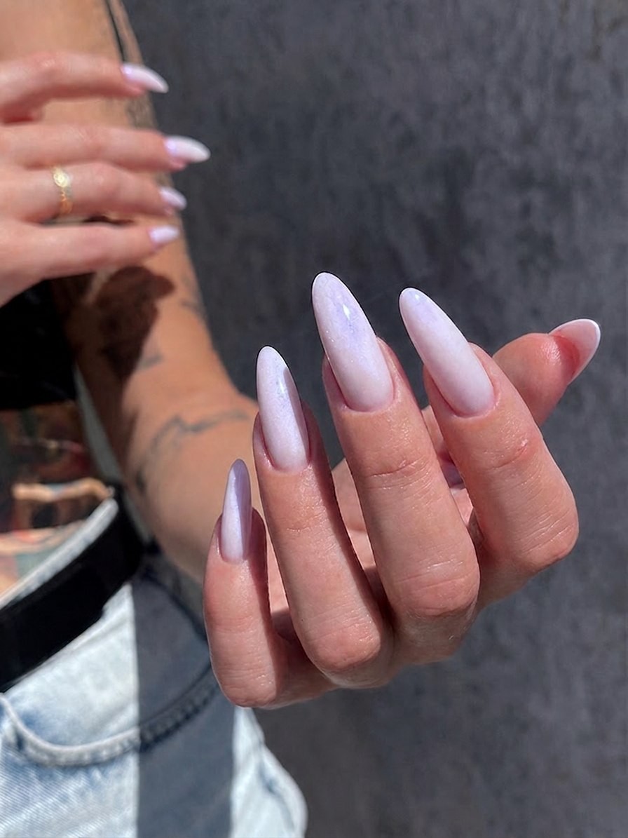 Natural nail photo AI cleanup after